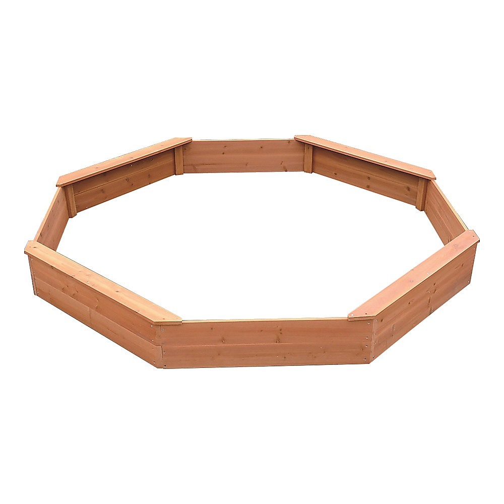 Kids Large Octagonal Wooden Sandpit - Image 5